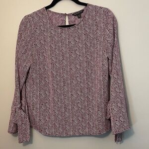 Banana Republic Printed Petite Blouse